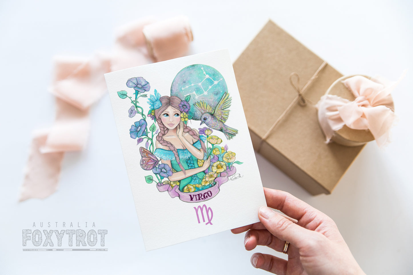 Zodiac Virgo Card
