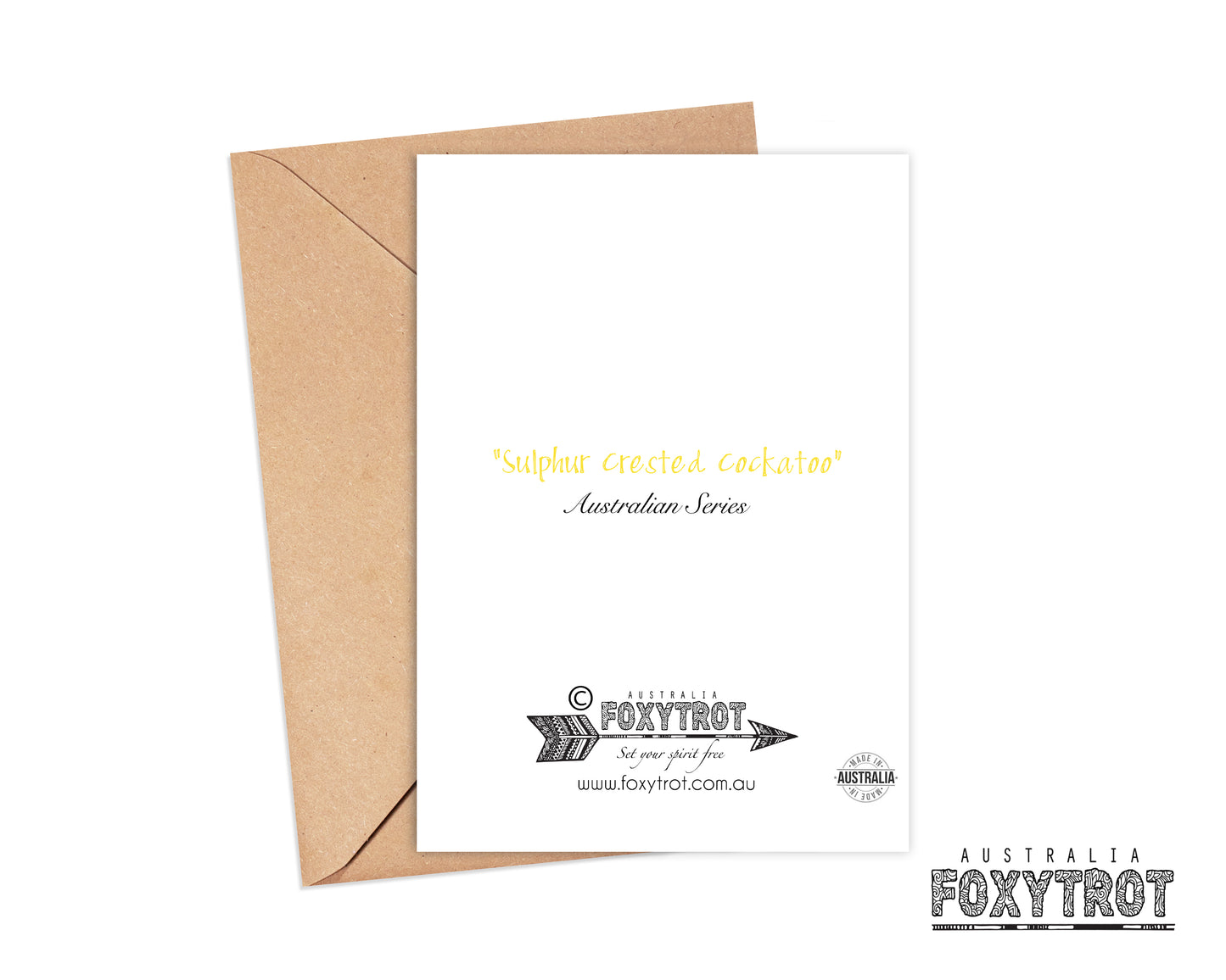 Sulphur Crested Cockatoo Card