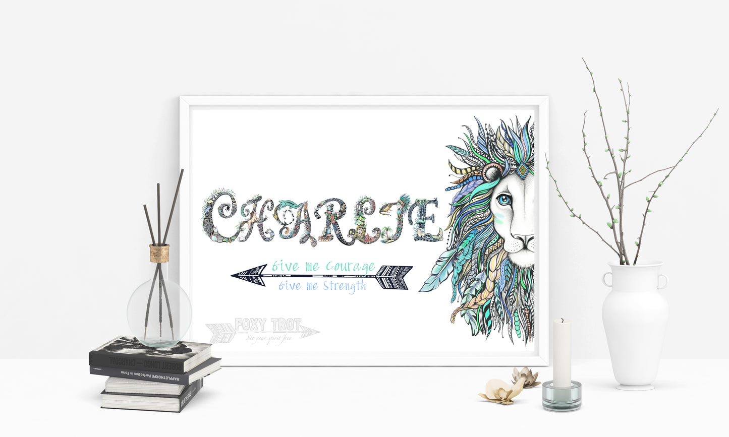 Custom Name Sample - LION / Boy