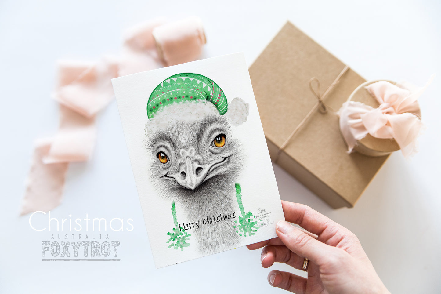 Emu Christmas Card