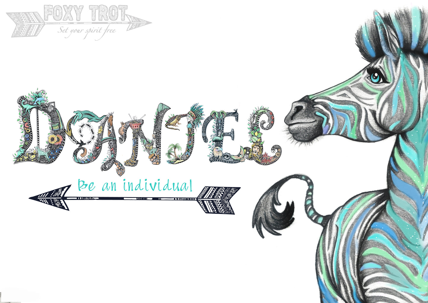 Custom Name Sample - ZEBRA