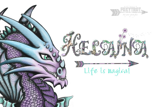 Custom Name Sample - DRAGON