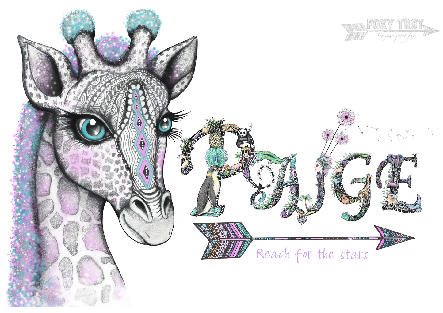 Custom Name Sample - GIRAFFE