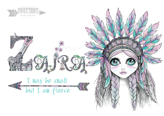 Custom Name Sample - WARRIOR PRINCESS