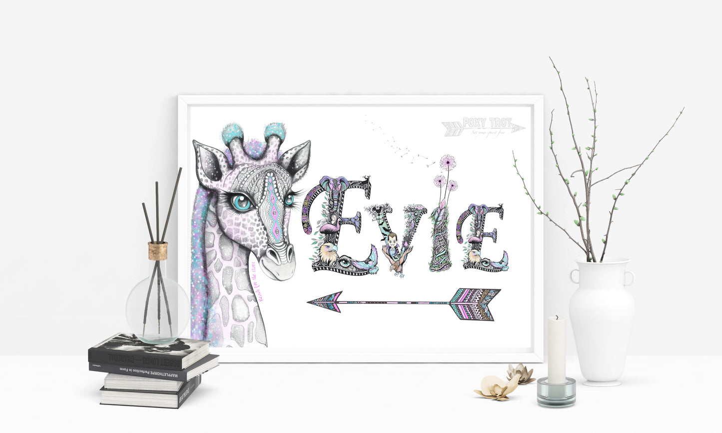 Custom Name Sample - GIRAFFE