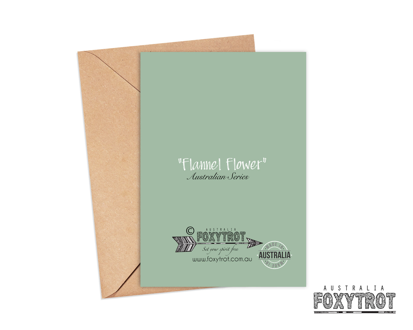 Flannel Flower Card