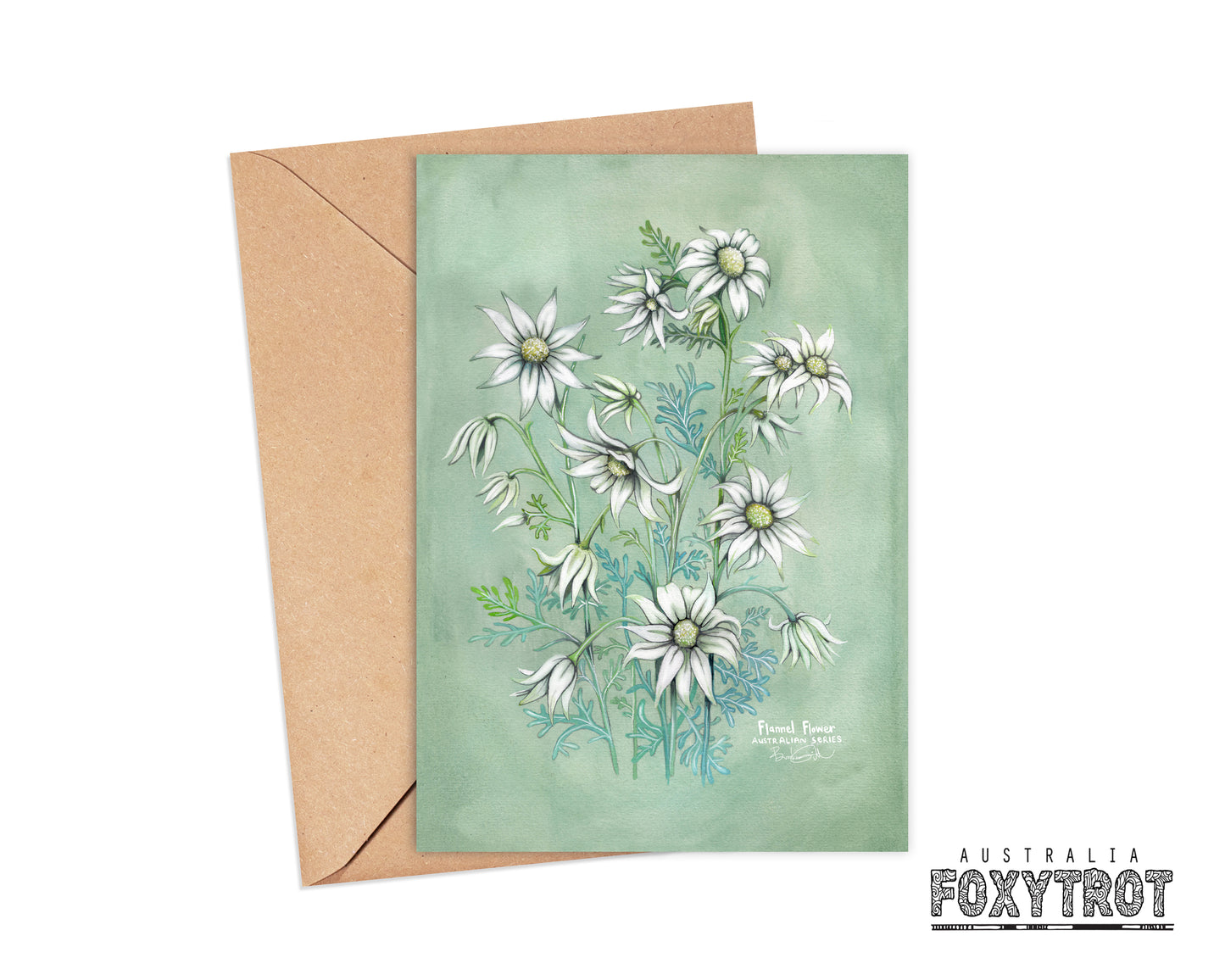 Flannel Flower Card
