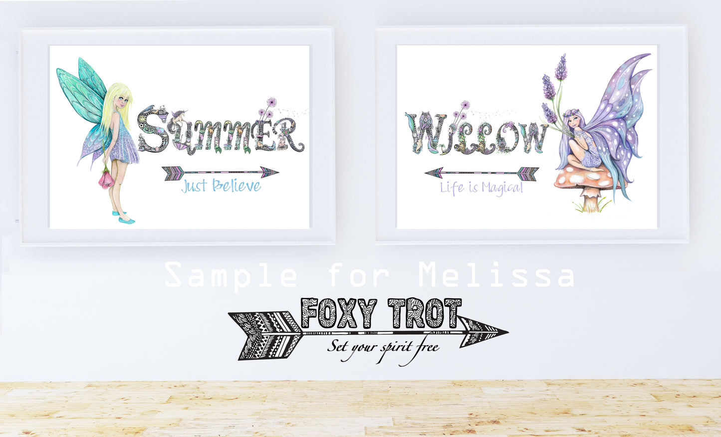 Custom Name Sample - FAIRY / MERMAID