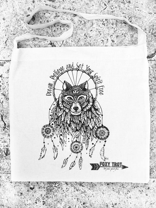 Dreamcatcher Wolf Bag