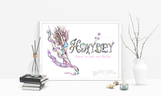 Custom Name Sample - DANCER