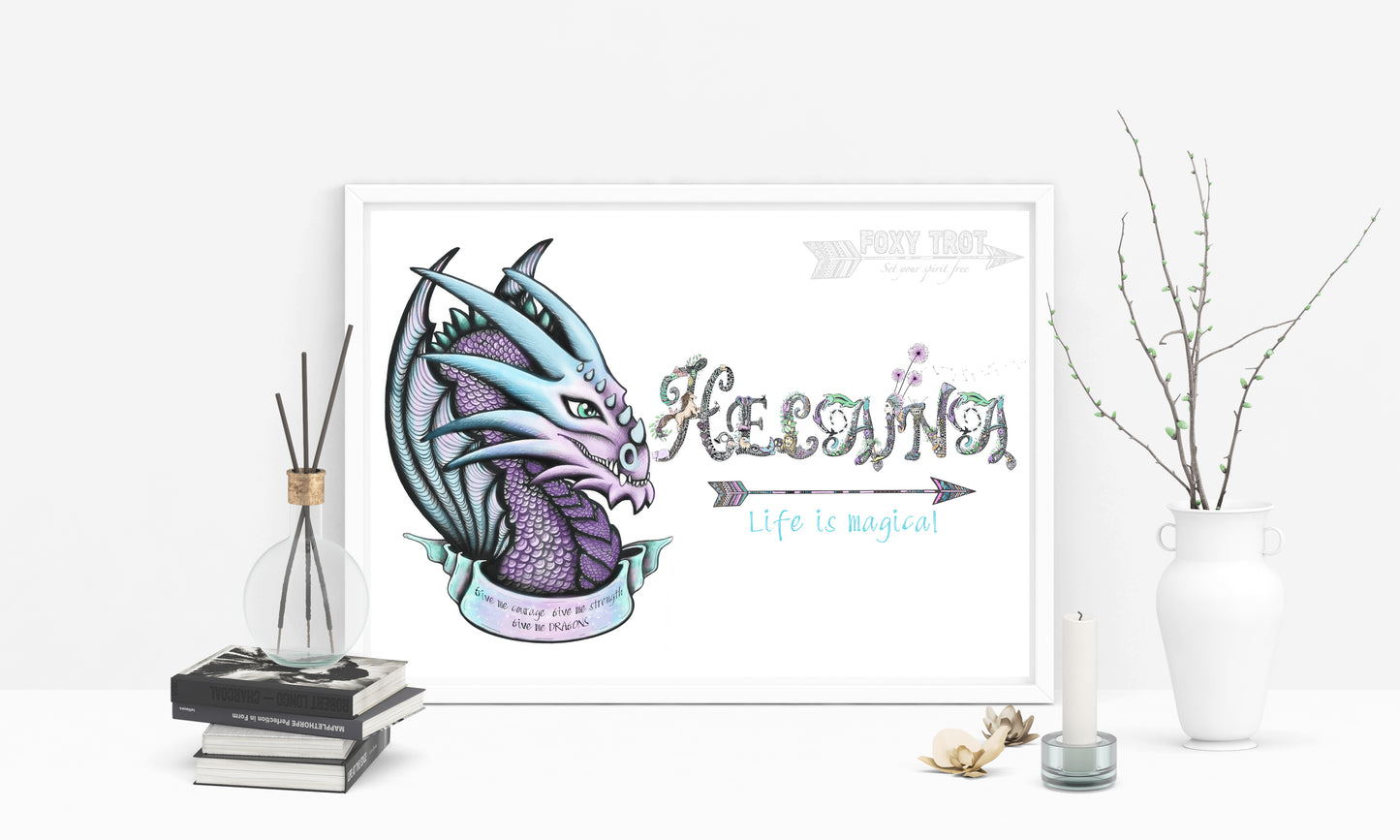 Custom Name Sample - DRAGON