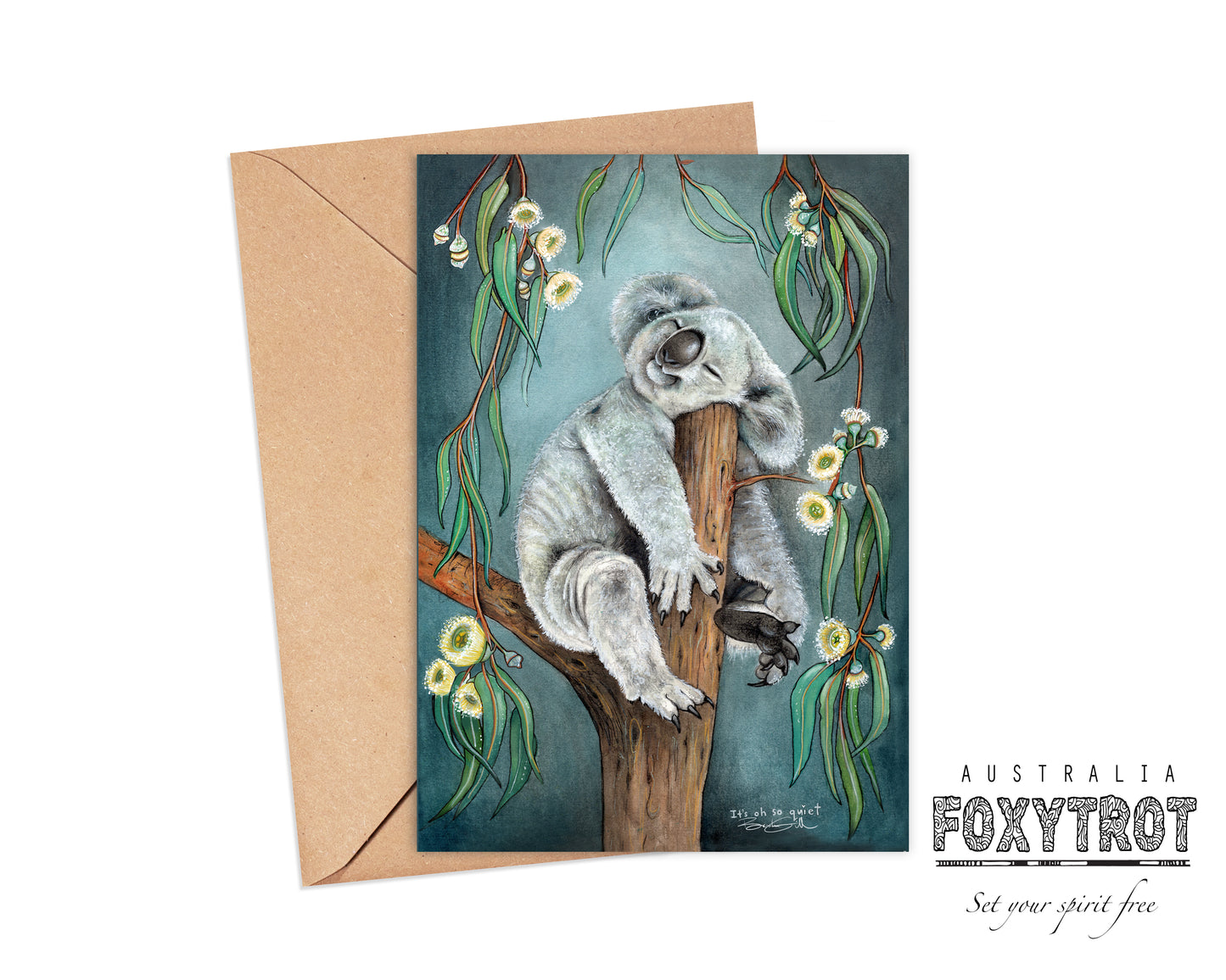 It's oh so quiet Card