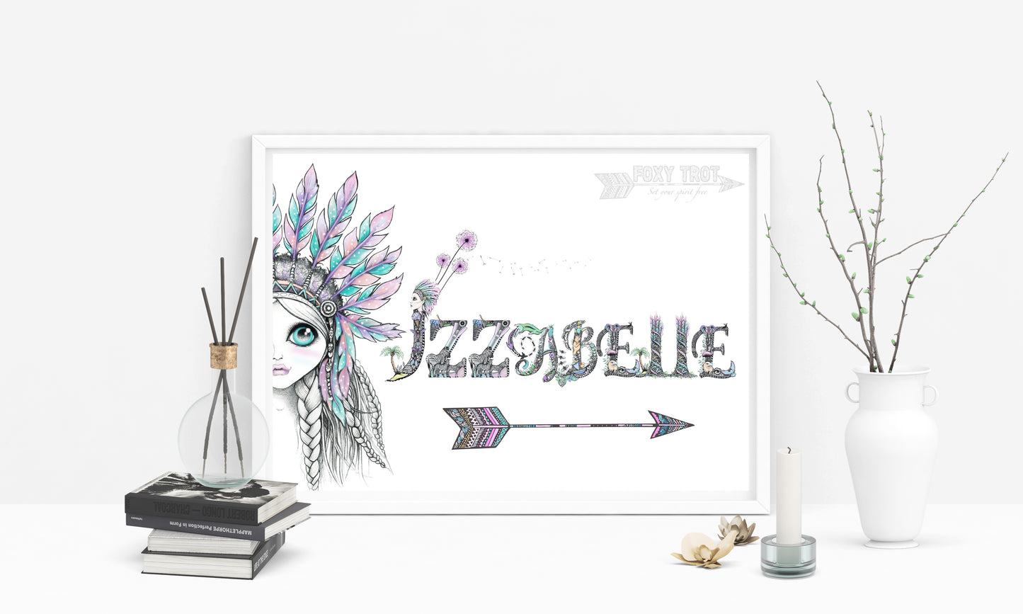 Custom Name Sample - WARRIOR PRINCESS