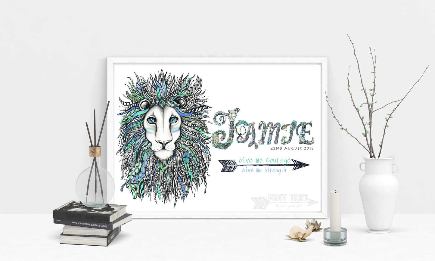 Custom Name Sample - LION / Boy