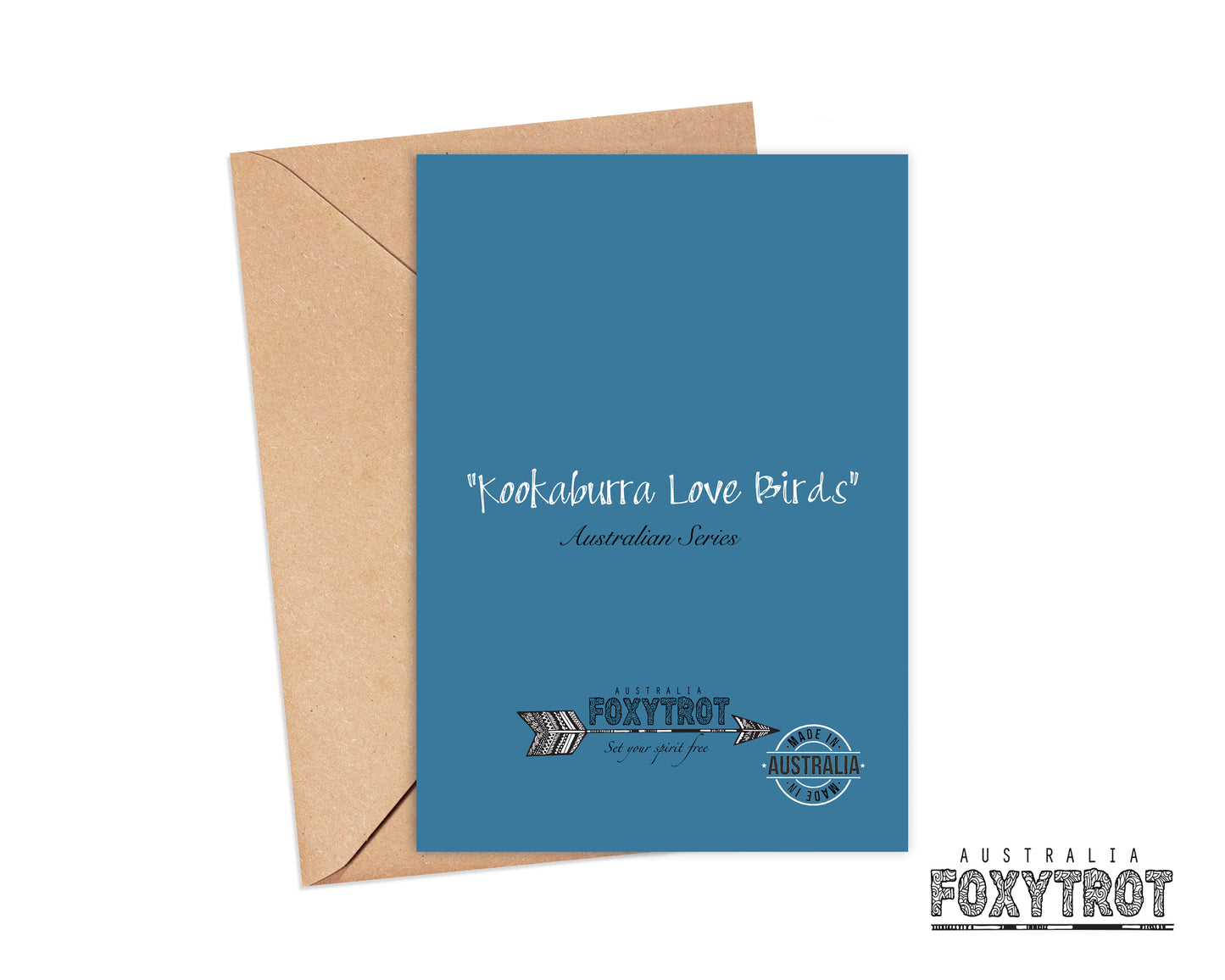 Kookaburra Love Birds Card