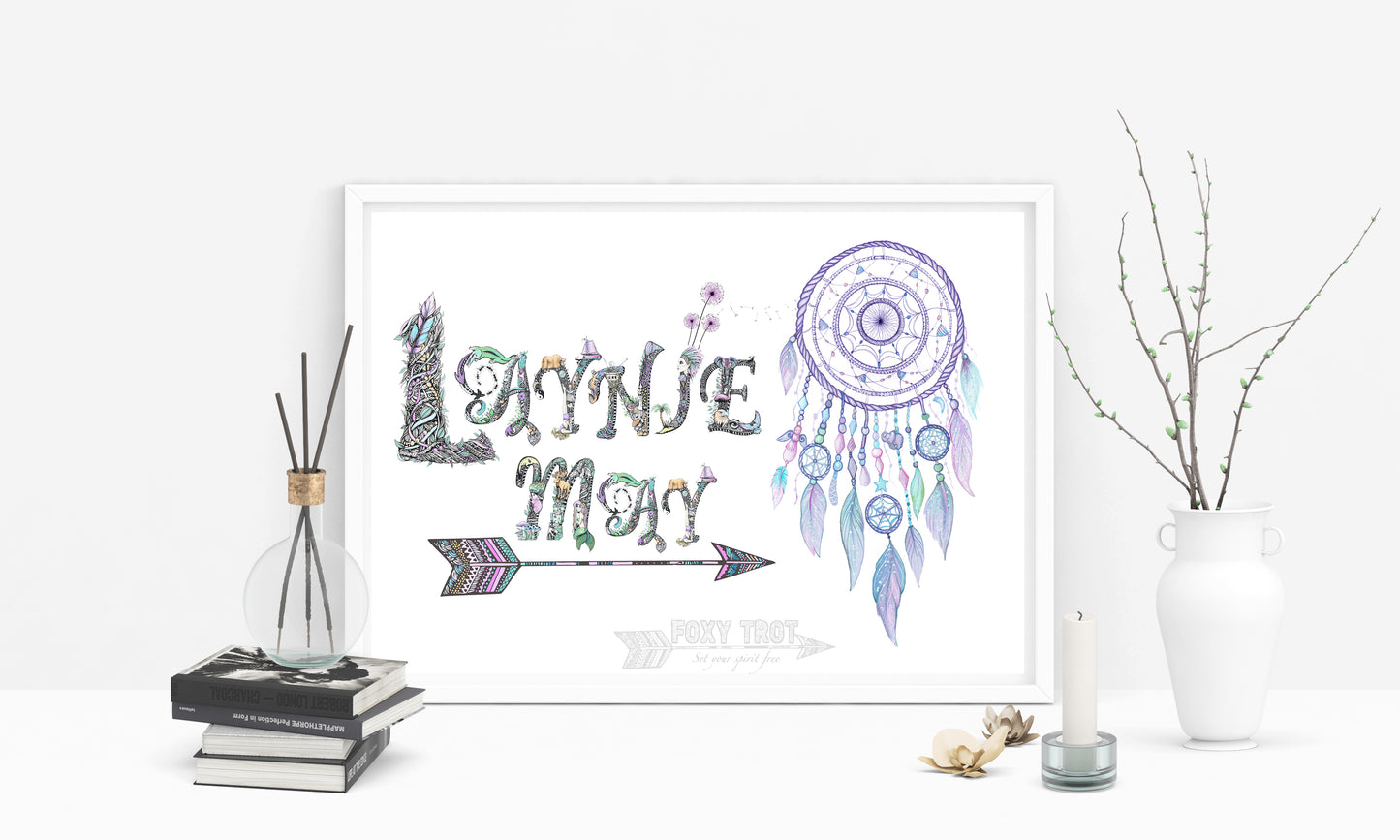Custom Name Sample - DREAMCATCHERS