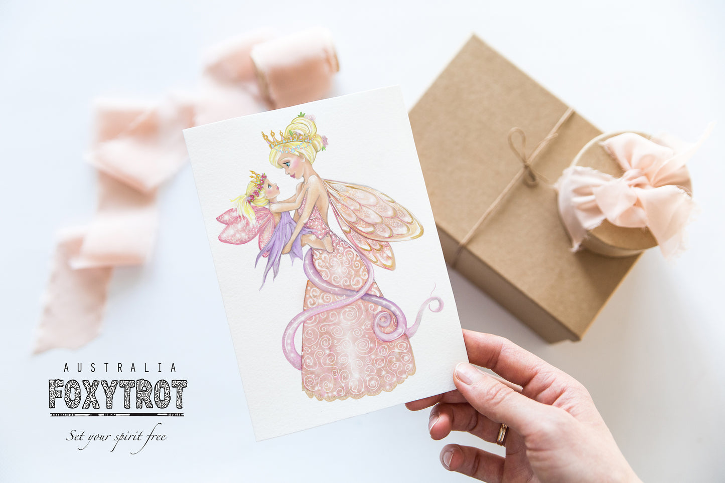 Princess and Queen Fairy Card