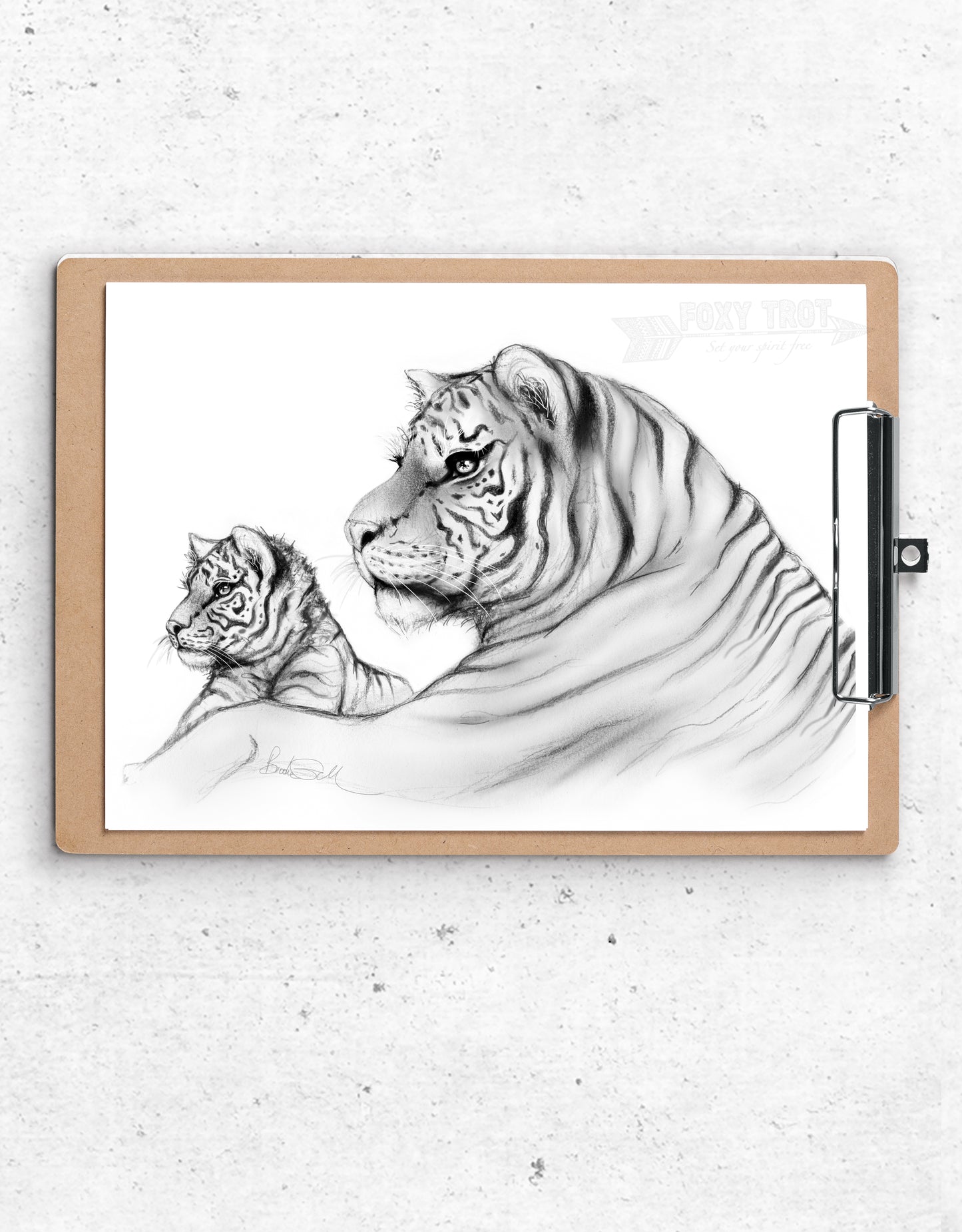 Mumma and Tiger Cub