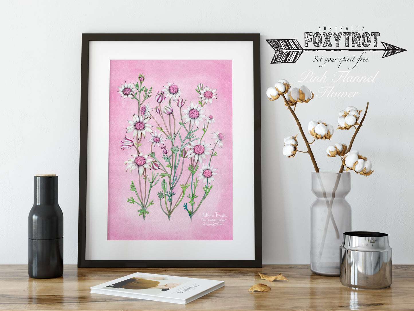 Pink Flannel Flower
