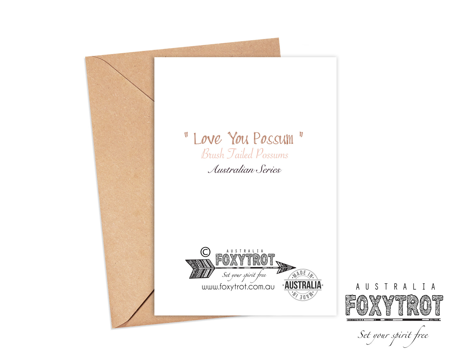 Love You Possum Card