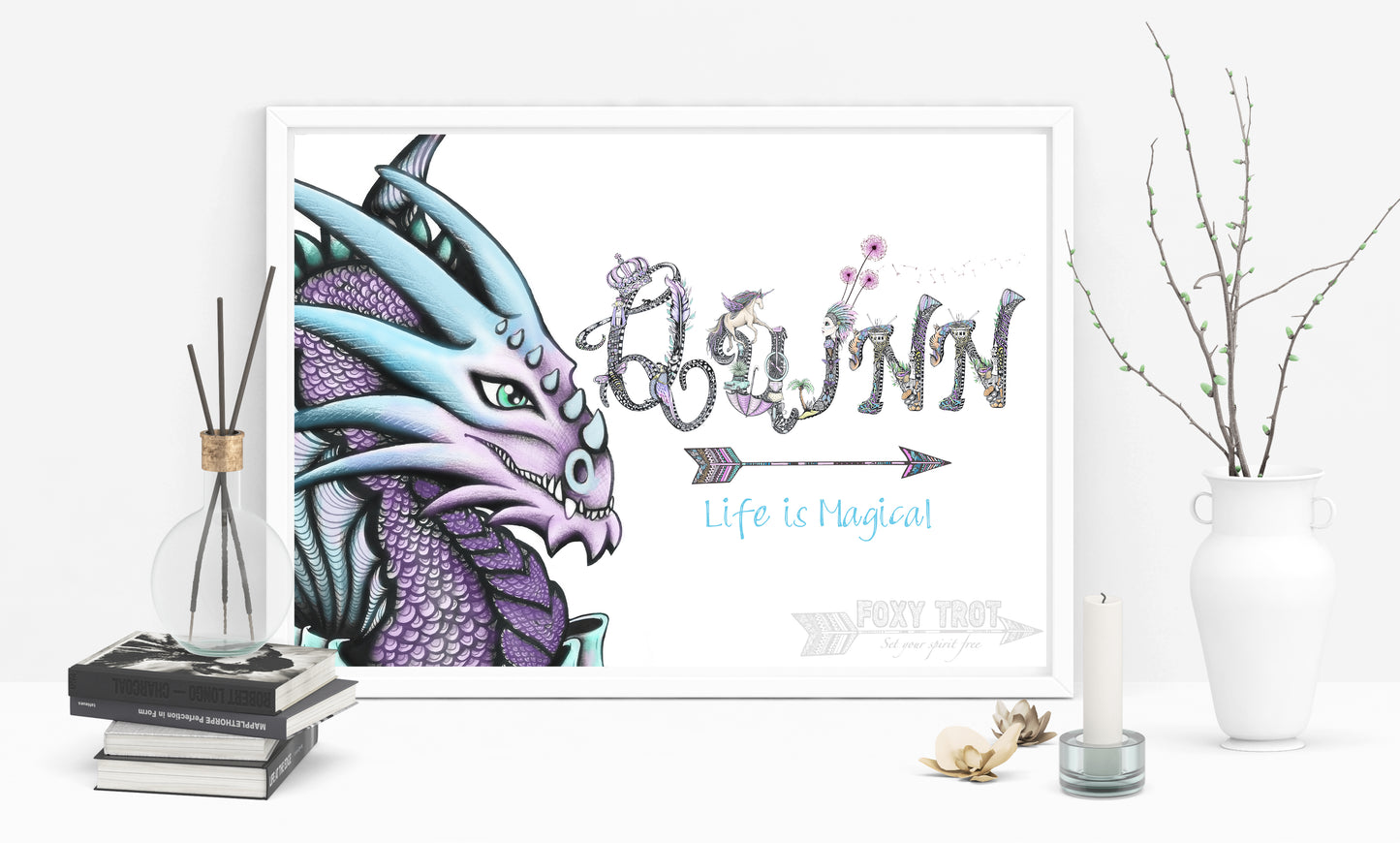Custom Name Sample - DRAGON