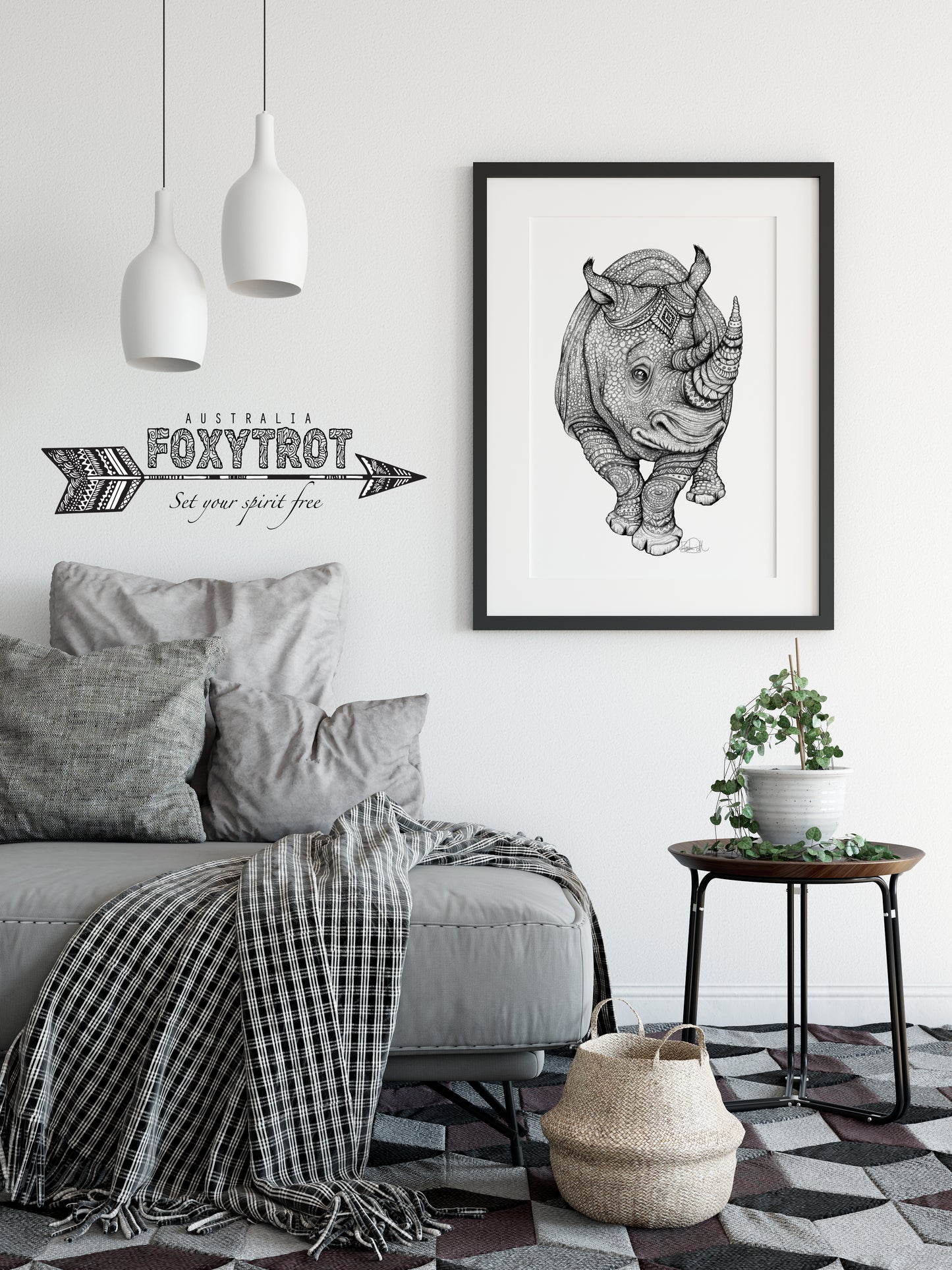 Rhino Monochrome