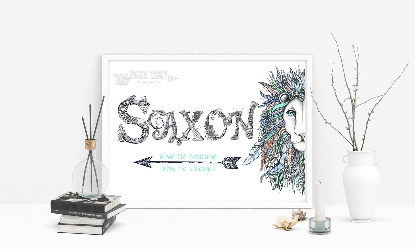 Custom Name Sample - LION / Boy