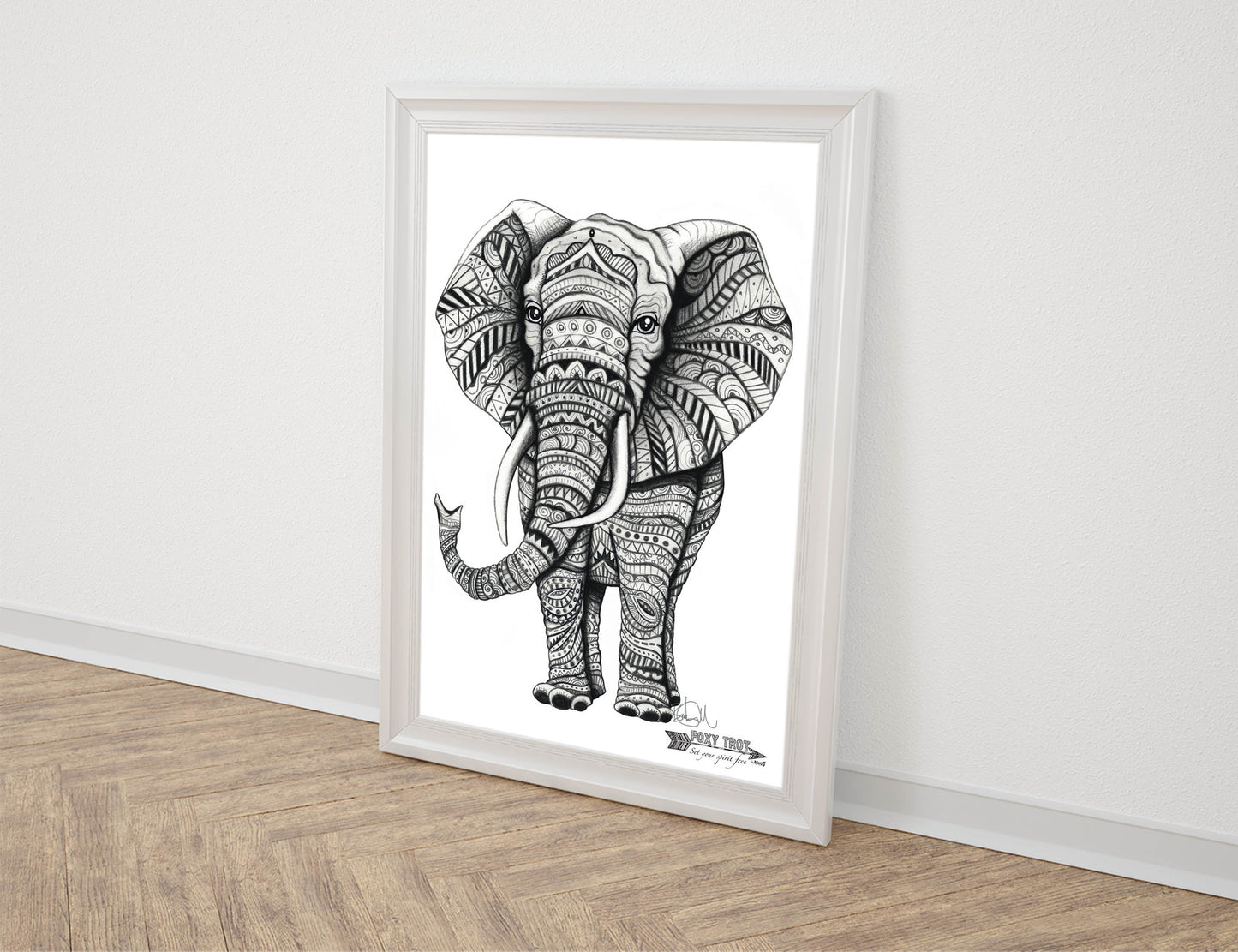 Elephant Monochrome