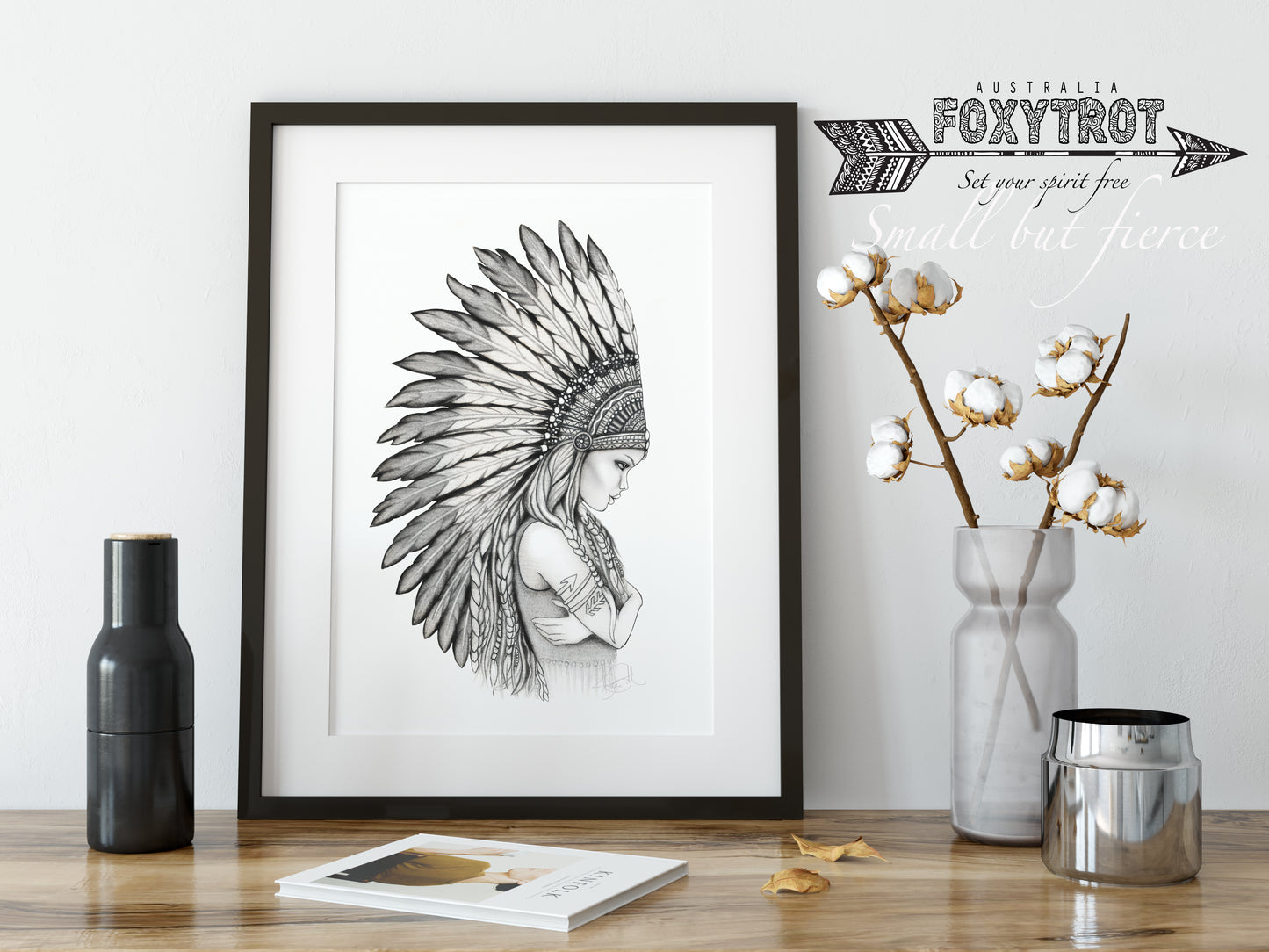 Small But Fierce - Monochrome