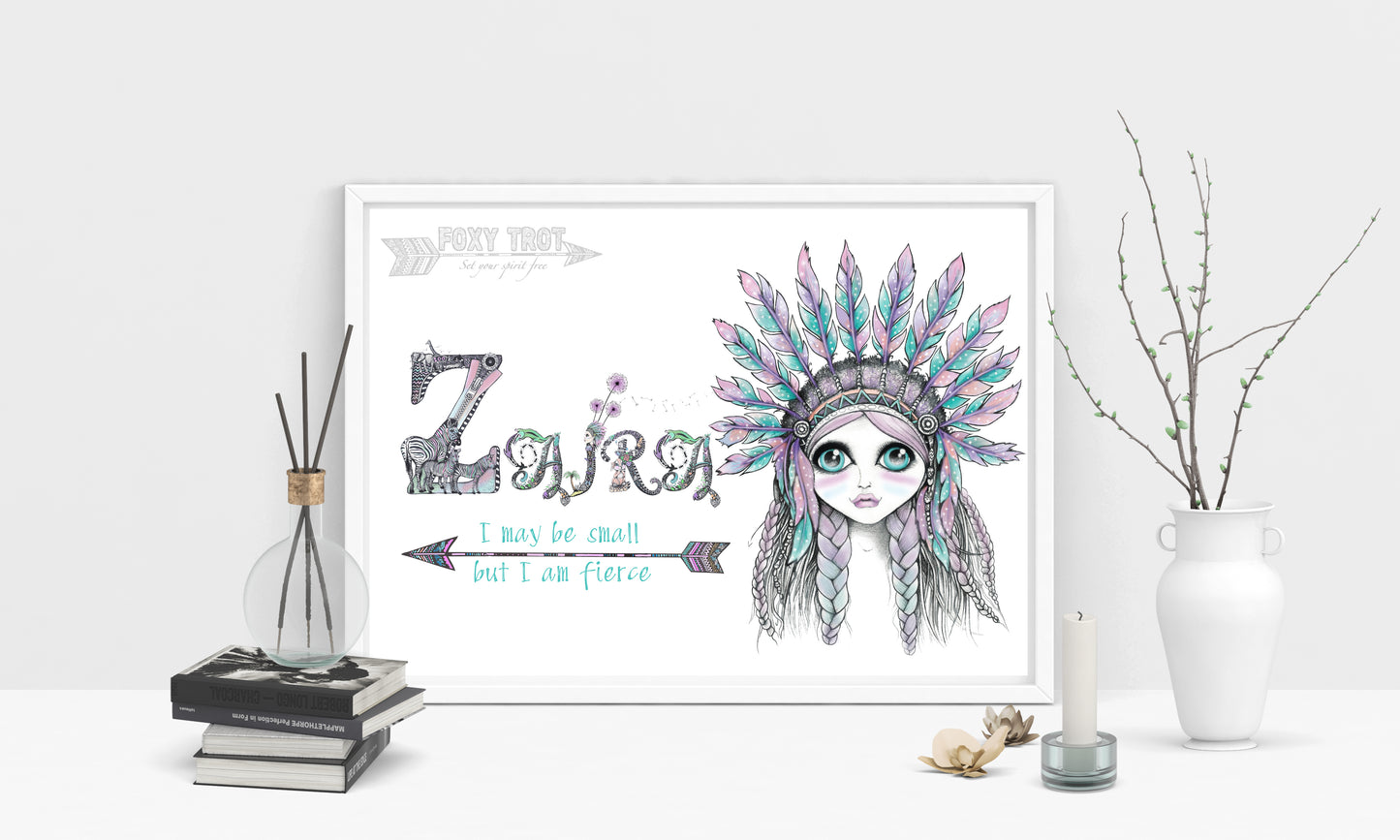 Custom Name Sample - WARRIOR PRINCESS
