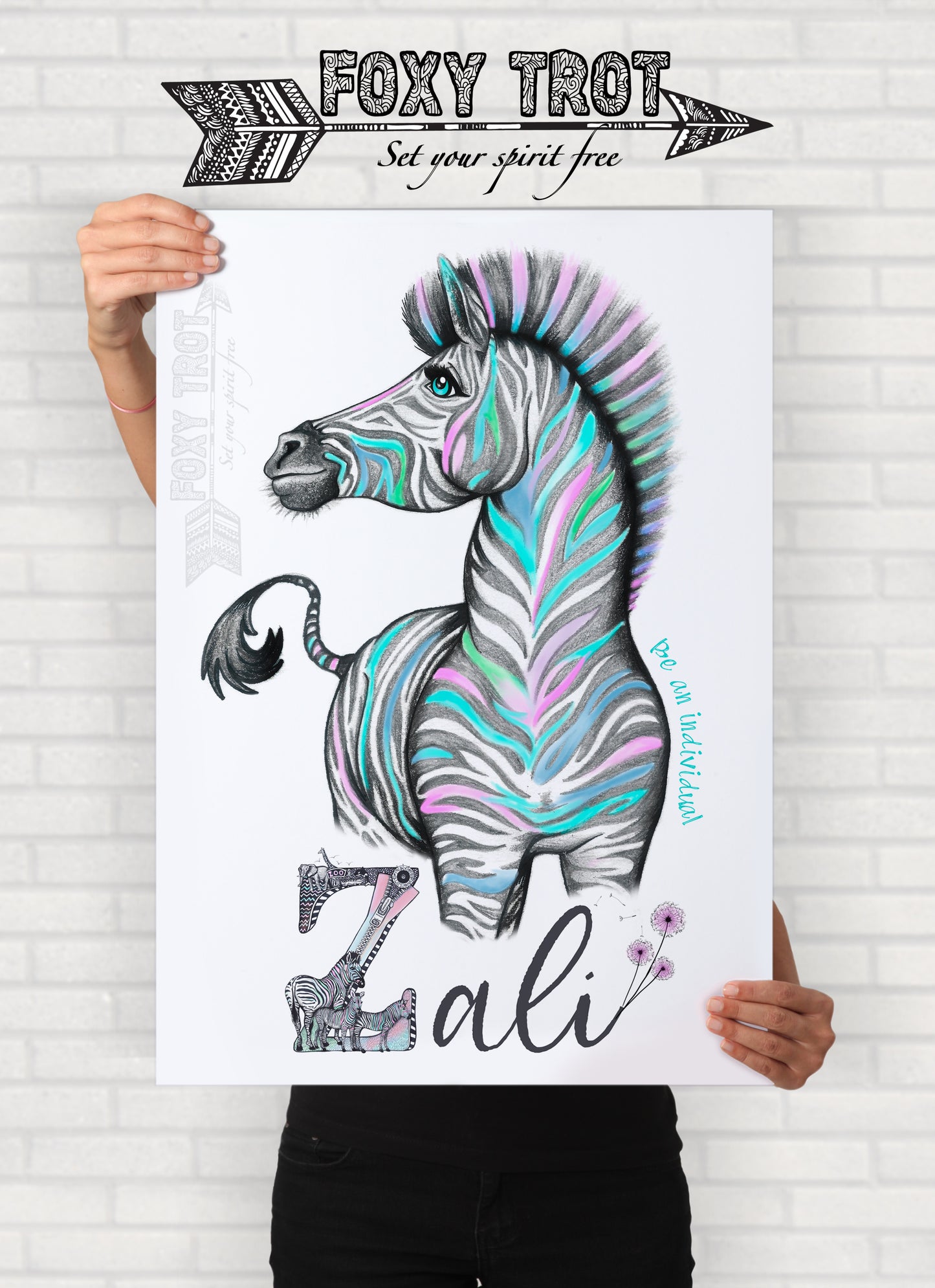 Custom Name Sample - ZEBRA