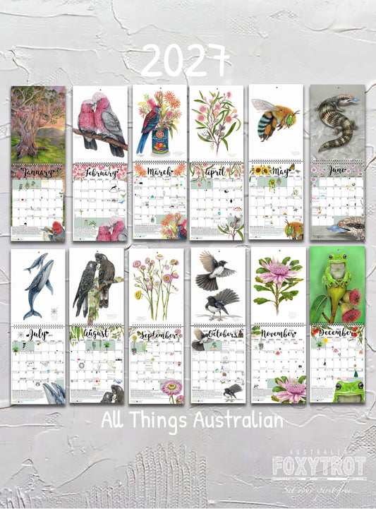 2027 Calendar - All Things Australian