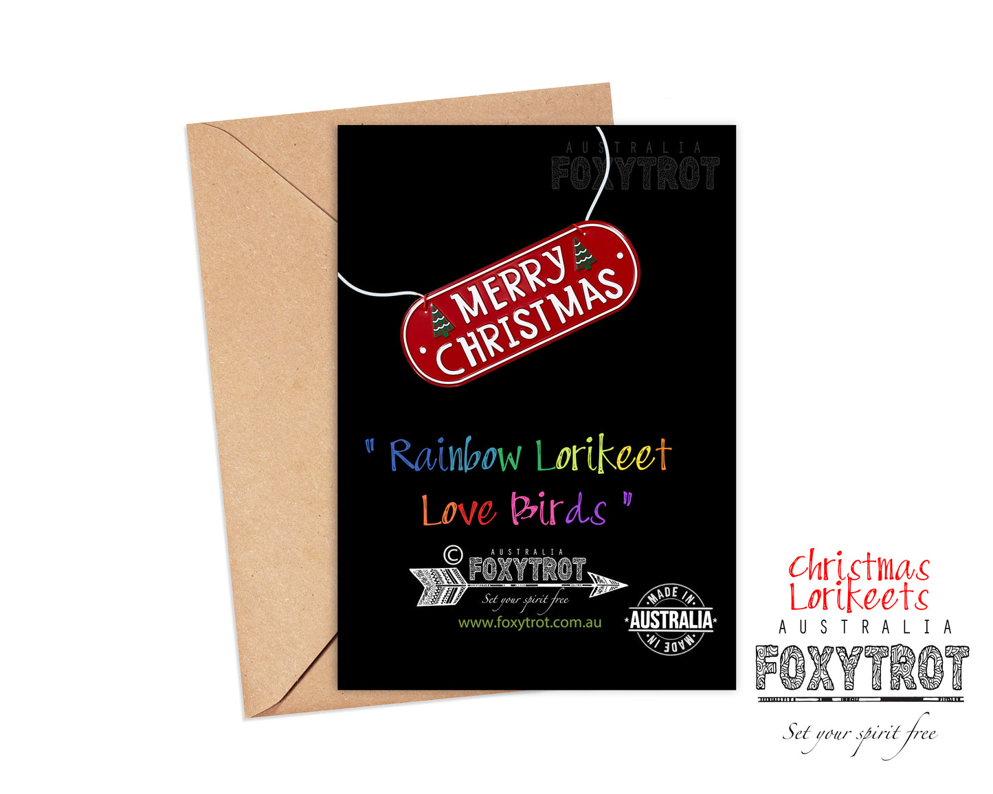 Christmas Lorikeet Card