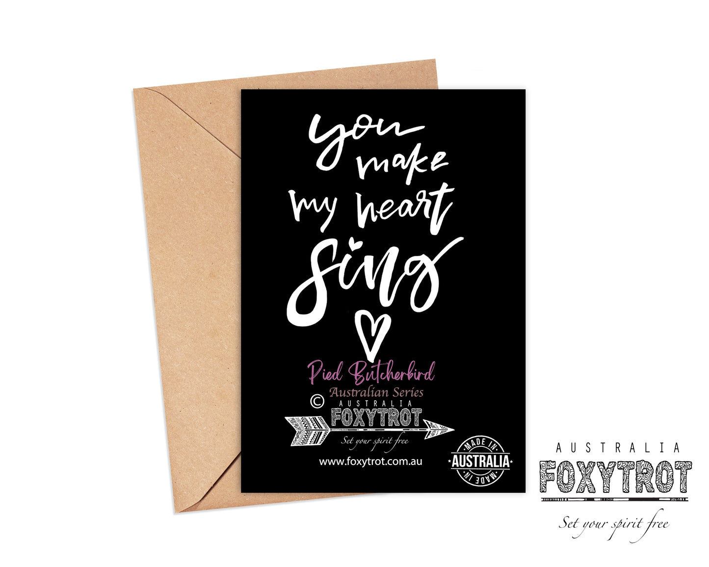 You make my heart sing Card