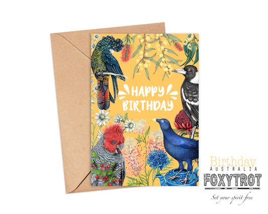 Happy Birthday Bird Card