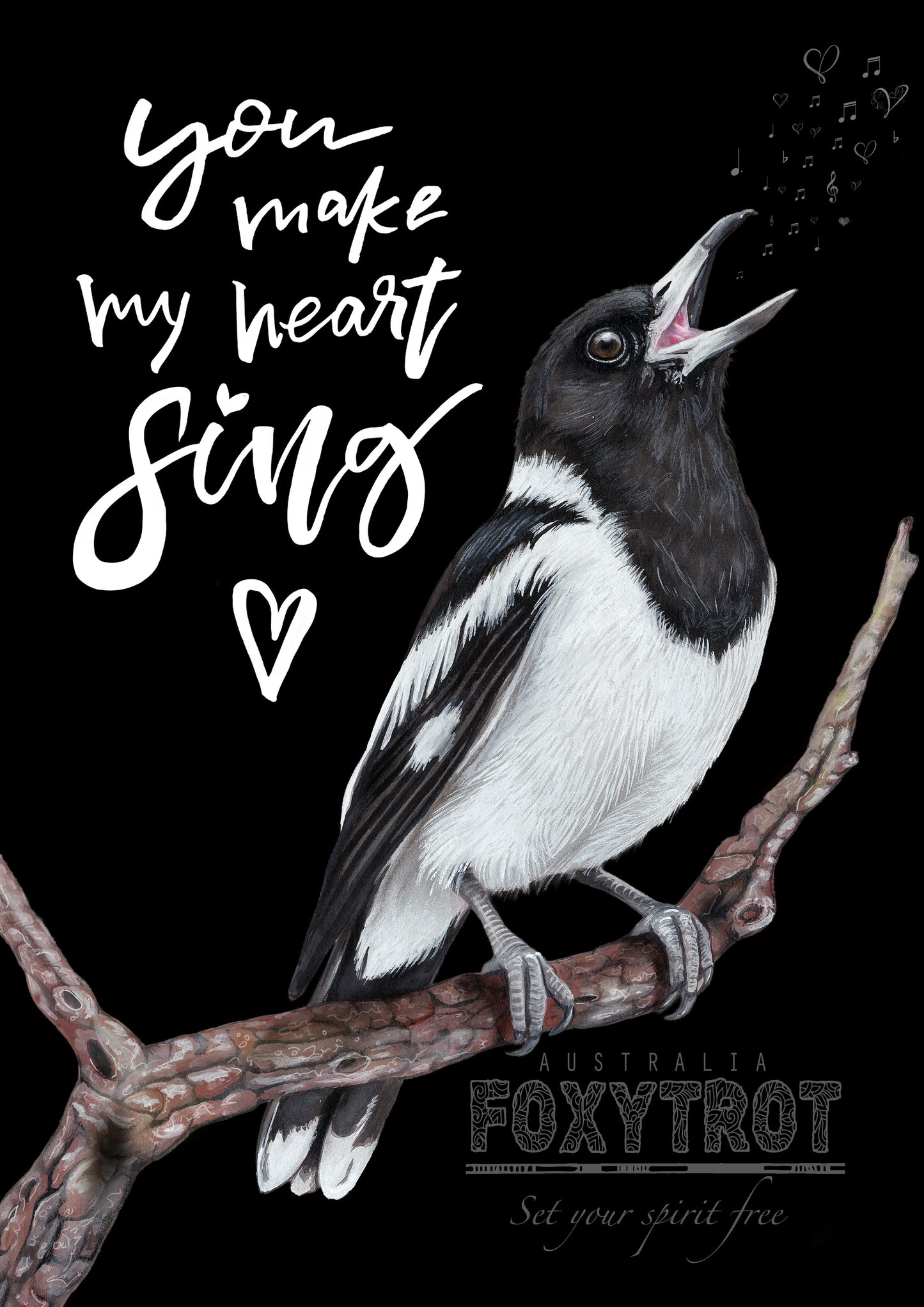 You make my heart sing Card