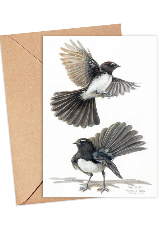 Willie Wagtails Card