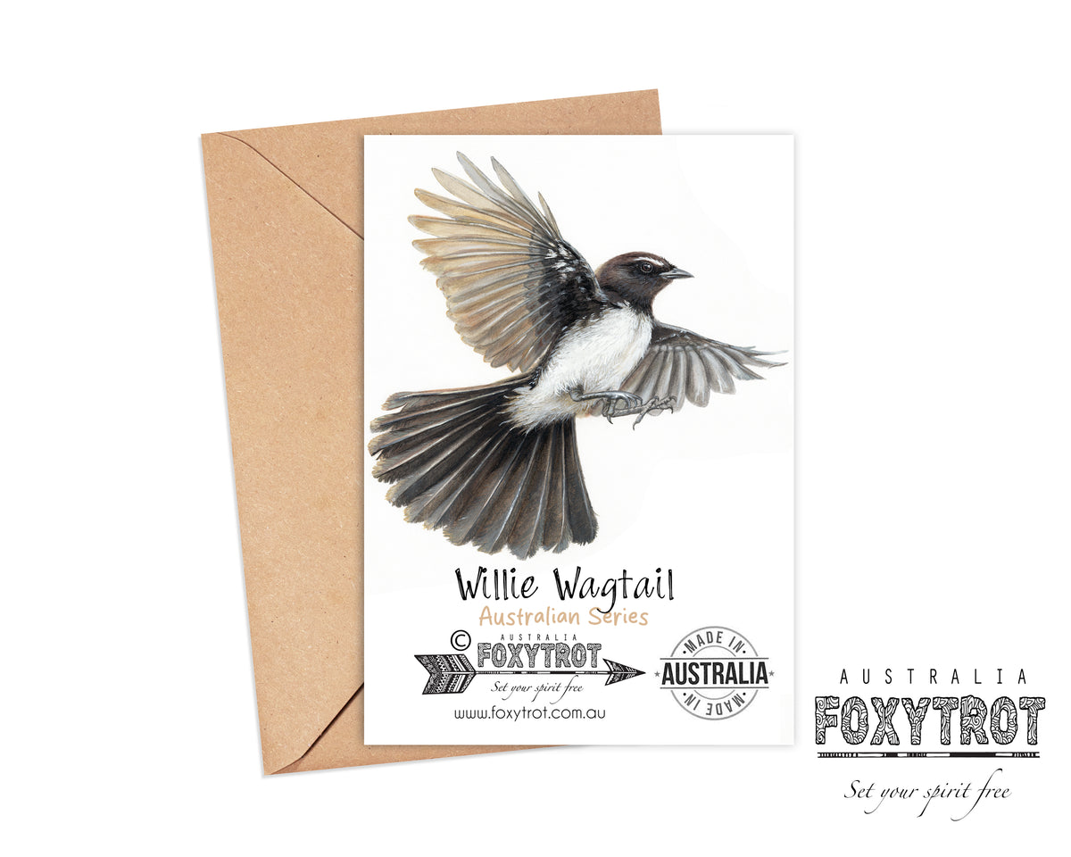 Willie Wagtails Card