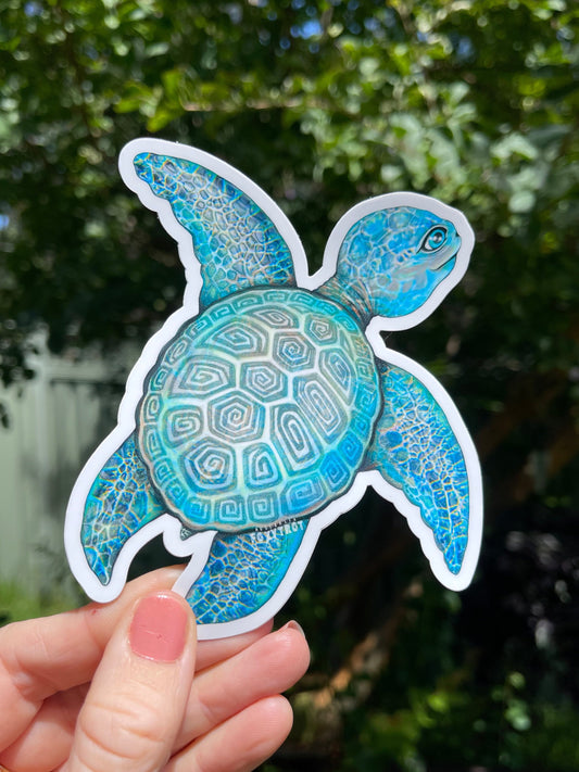 Sea Turtle Vinyl Sticker