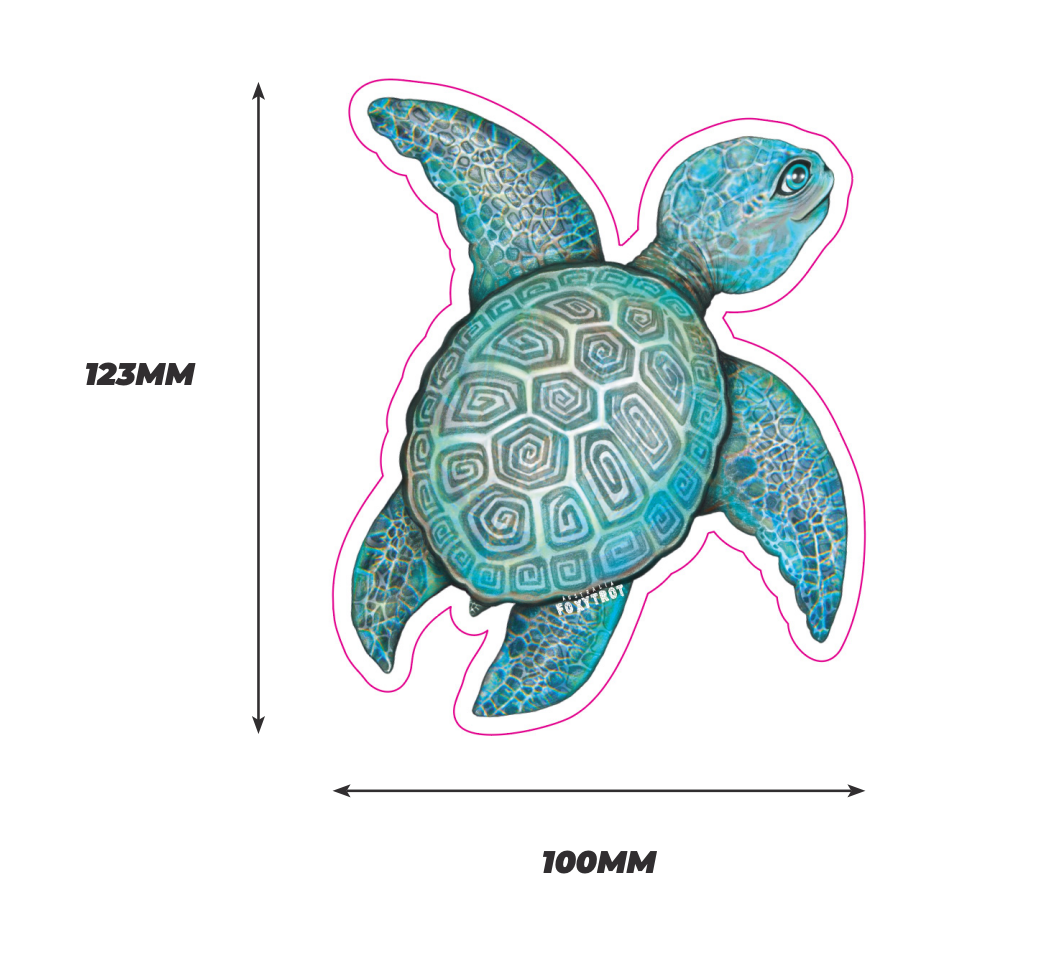 Sea Turtle Vinyl Sticker