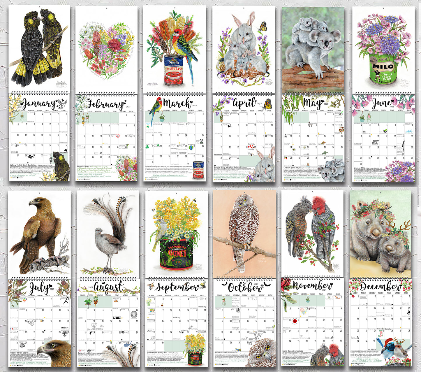 2025 Calendar - All Things Australian