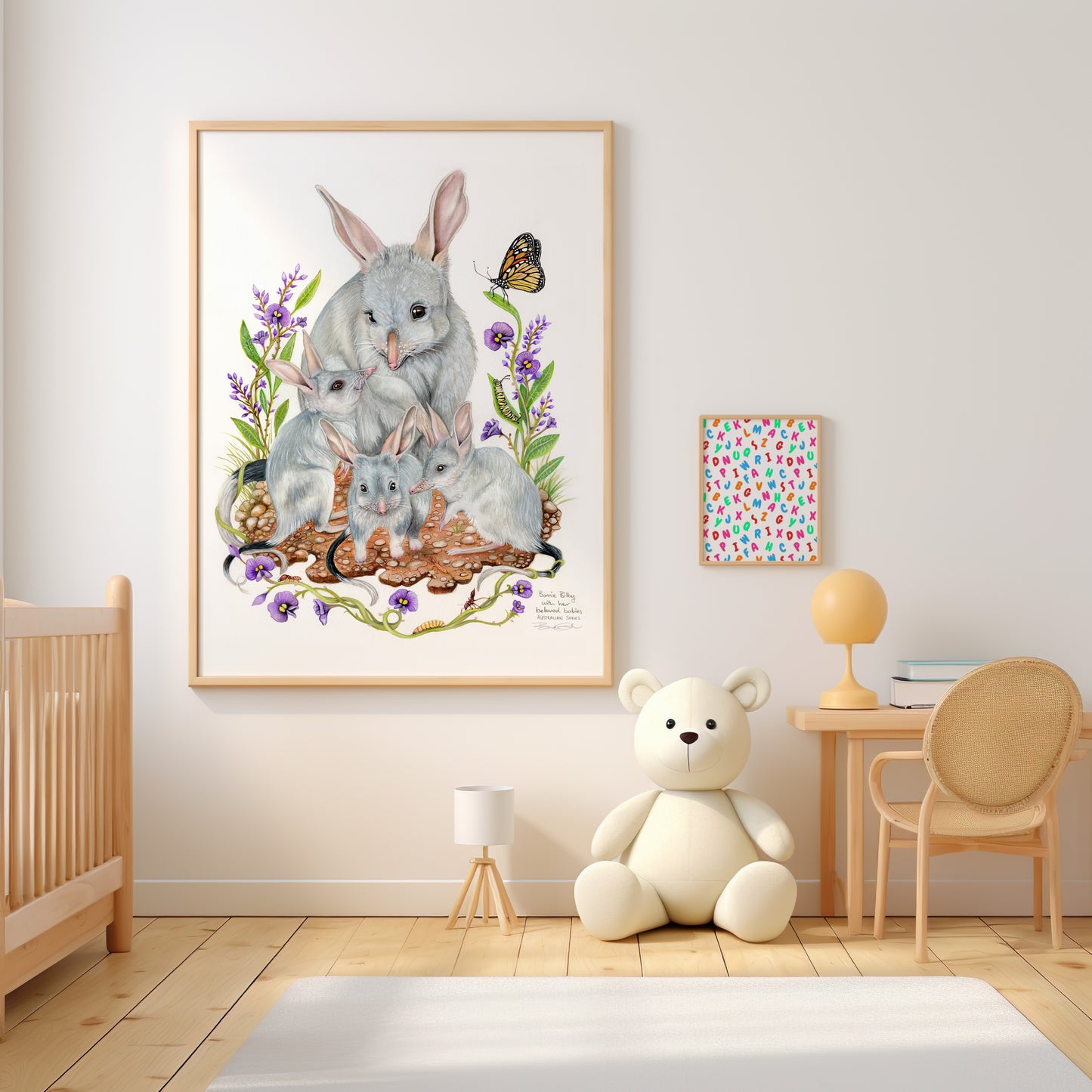 Bonnie Bilby with her beloved babies