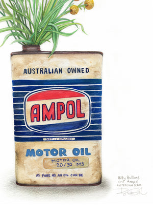 Ampol Motor Oil & Billy Buttons