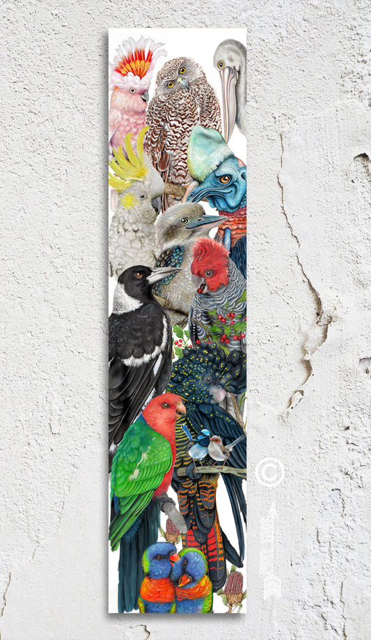 Bird Parade Bookmark