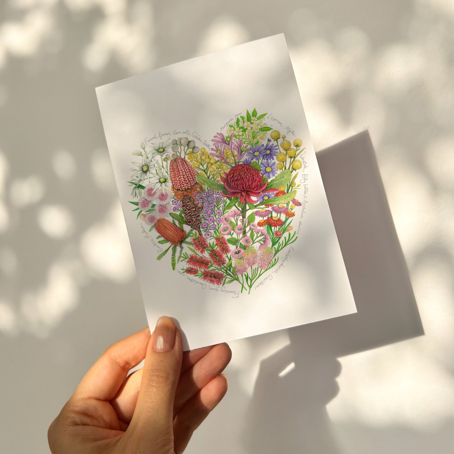 Botanic Heart Card