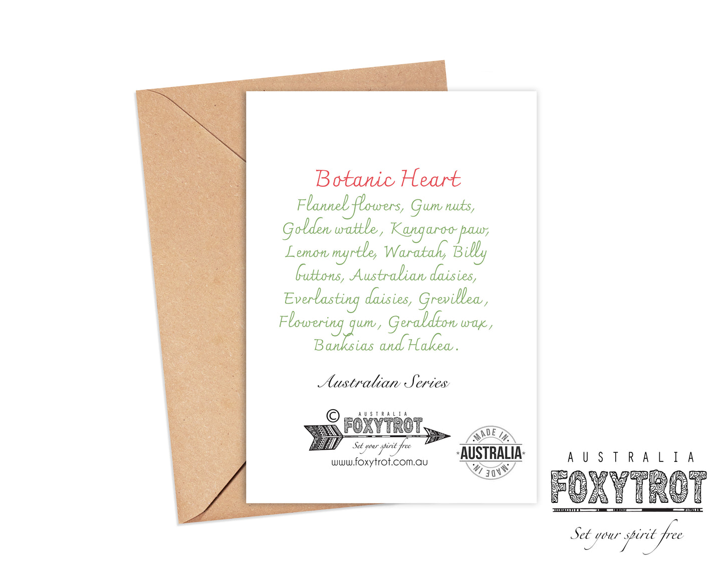 Botanic Heart Card