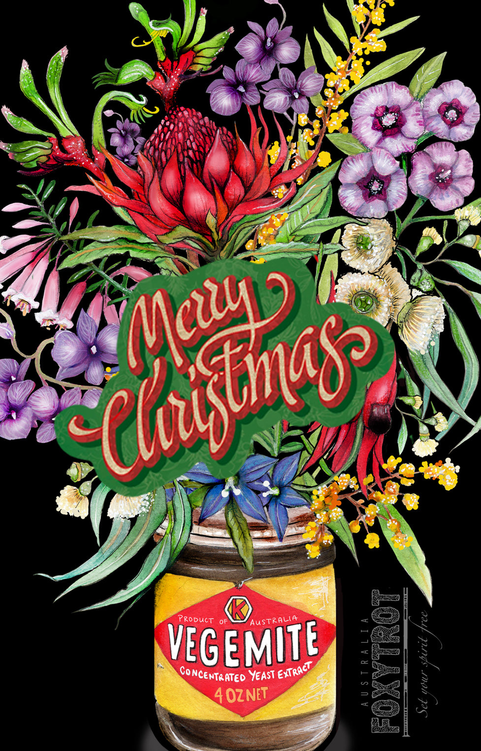 Vegemite Christmas Card