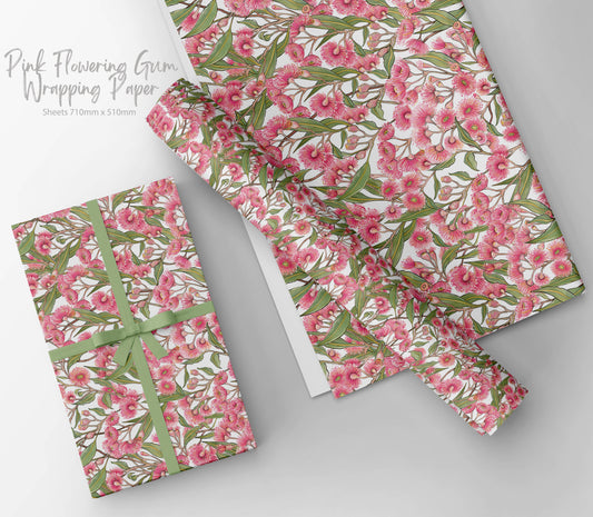 Australian made Flowering Gum wrapping Paper