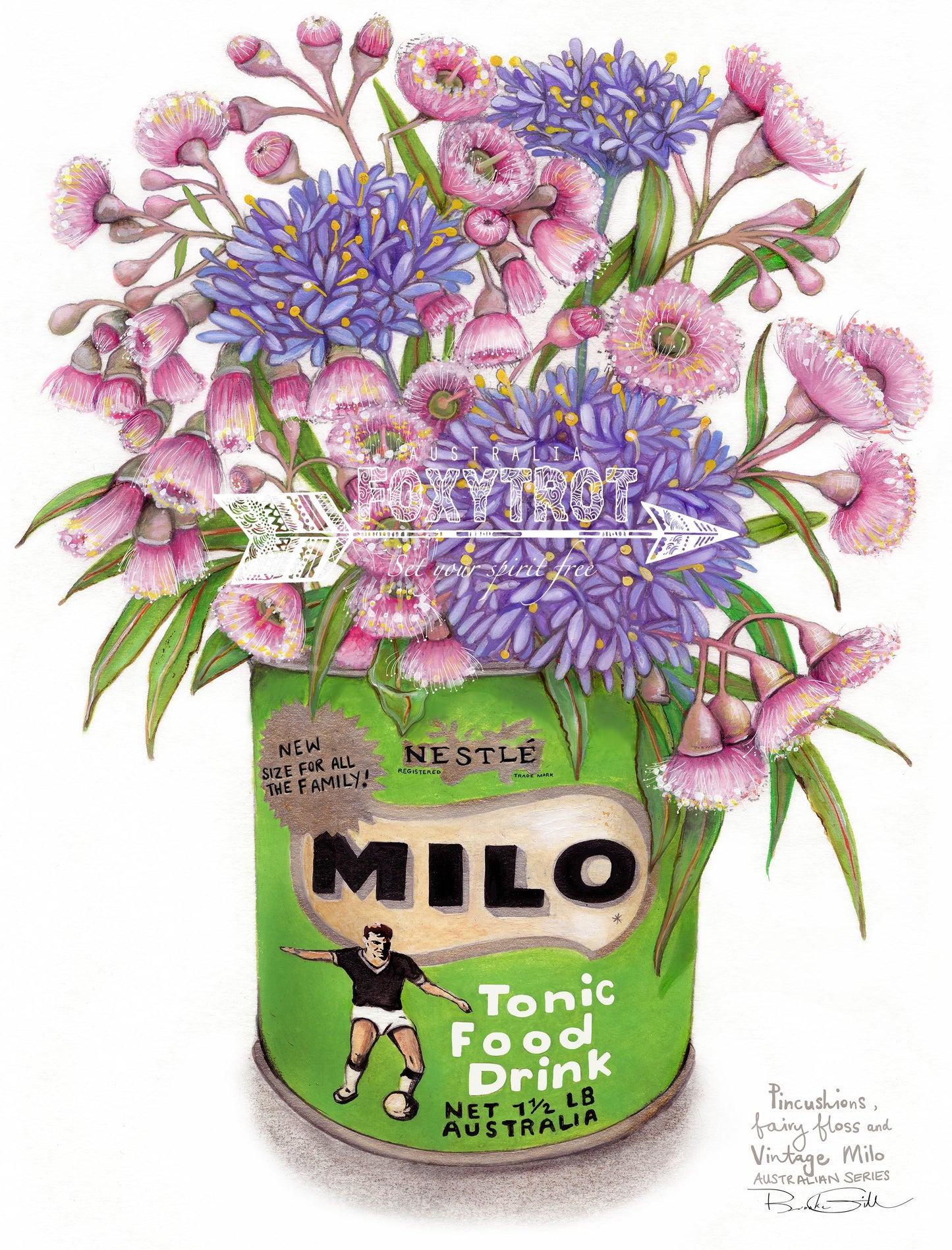 Vintage Milo Tea Towel