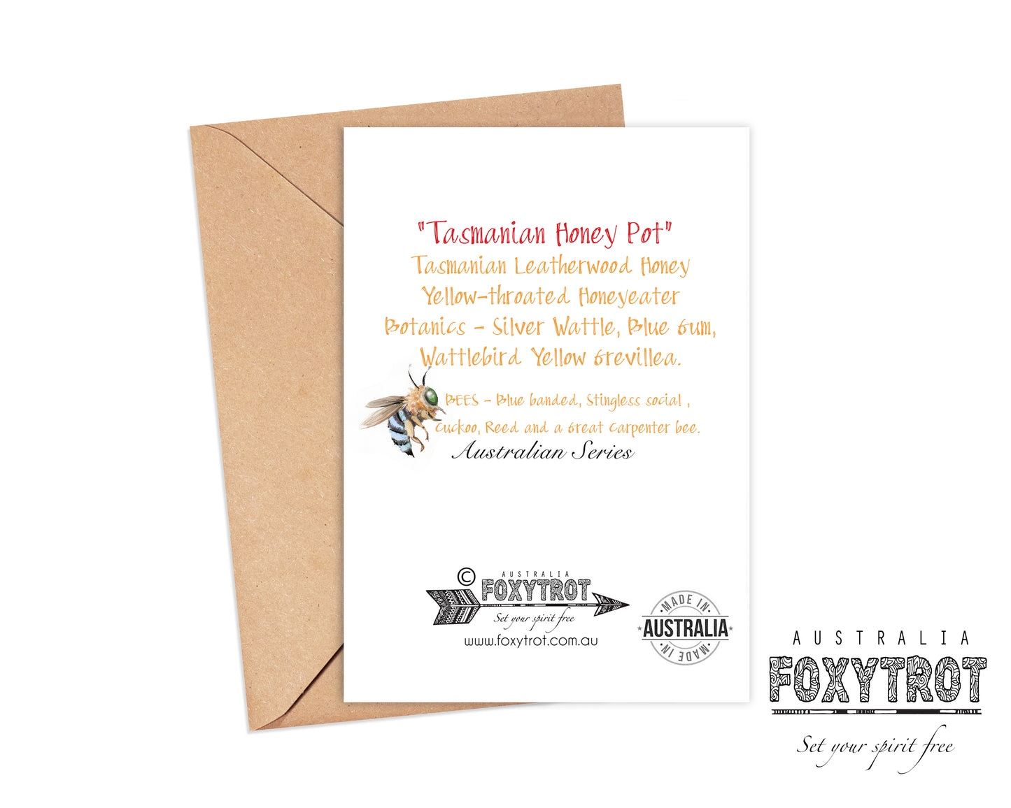 Tasmanian Honey Pot Card